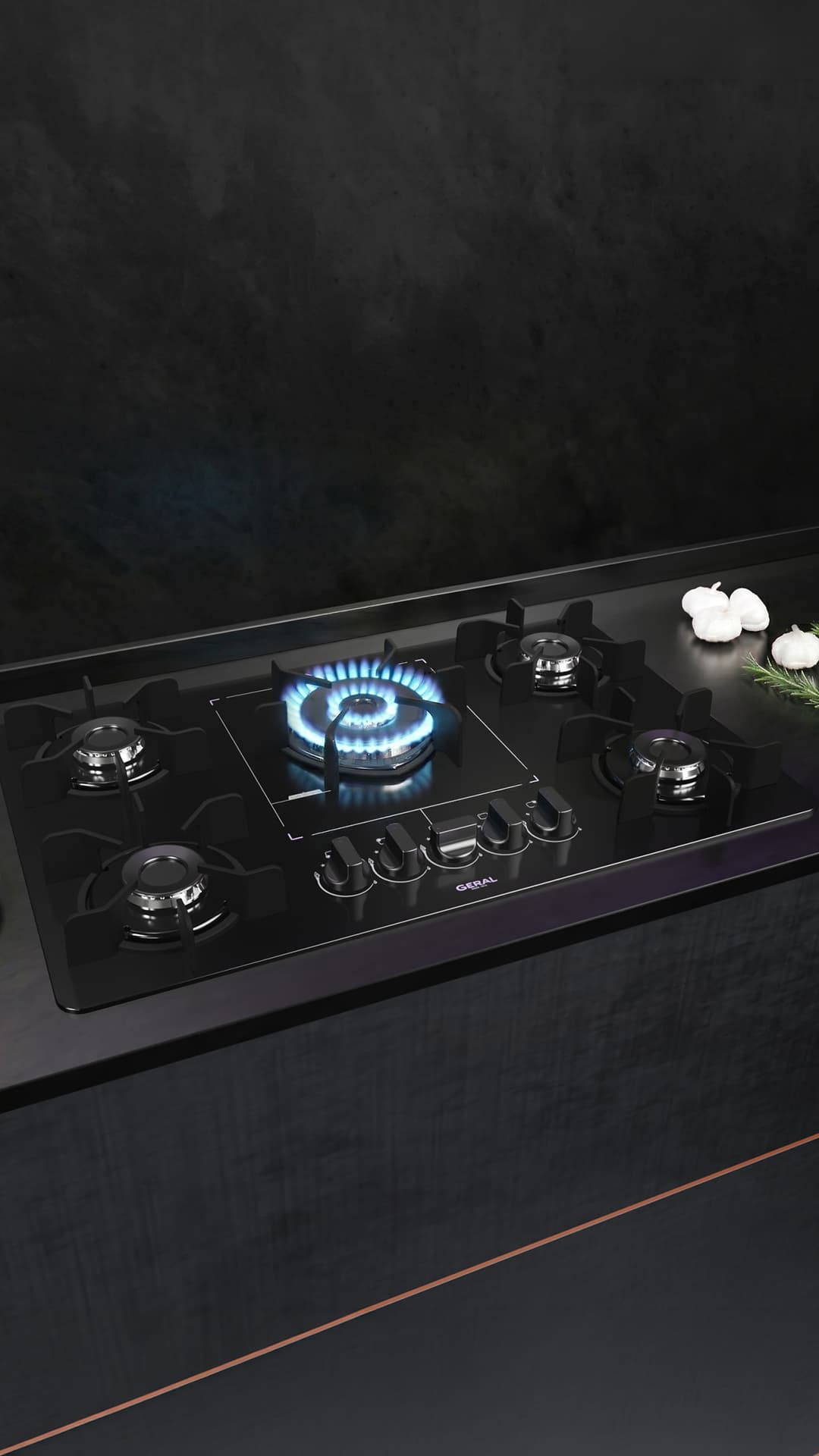 Cooktop Geral 5BC em destaque